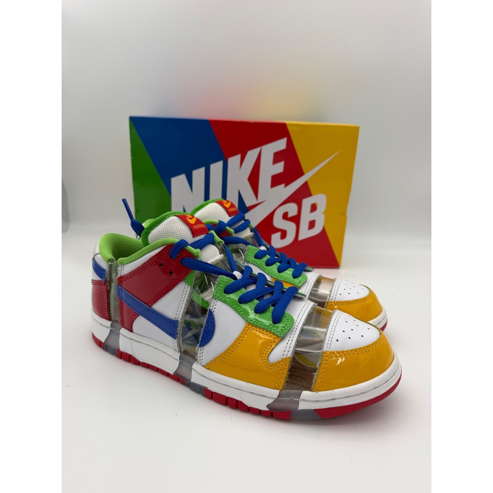 Nike SB Dunk Low OG QS eBay Sandy Bodecker Multi Color FD8777-100 Mens 10.5